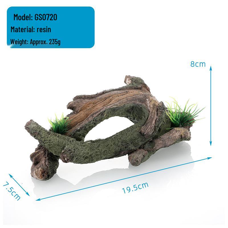 

Полимерная коряга для аквариума, украшение для аквариума с укрытиями