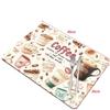 Waterproof Coffee Machine Mat Quick Dry Dish Drying Mats Placemat  Kitchen Coffee Table Counters