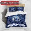 3pcs Duvet Cover Set (1*Duvet Cover + 2*Pillowcase, Without Core), Custom Name Chelsea Football Club Pattern Bedding Set, Home Bedroom Decor Gift