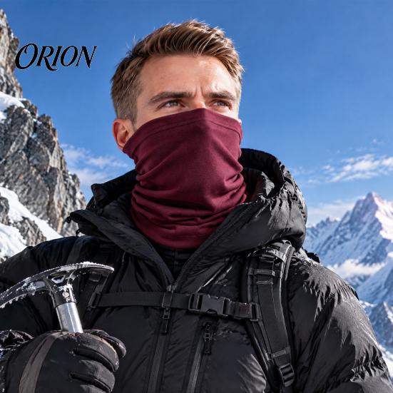 Neck Gaiter Mask Face for Cycling, Winter Velvet Skiing Mask, Windproof Guard Cold Weather Thermal Cover Men Women Cycling