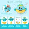 Badespielzeug Baby Badespielzeug Seifenblasenmaschine mit Musik Automatischer Oktopus Seifenblasenmacher Badespielzeug Baby Ab 18+ Monate