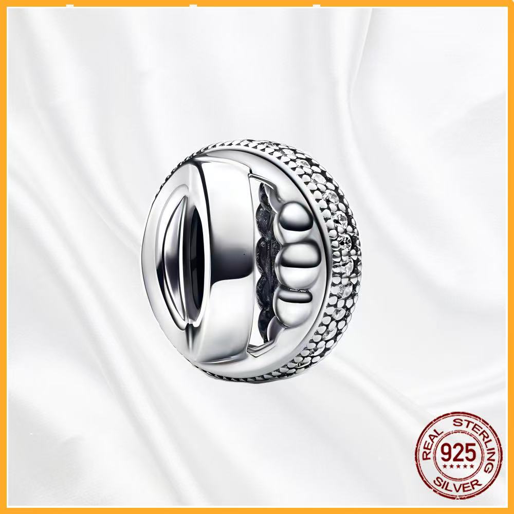 Authentic Copper Heart Art Charm Fit Original Bracelets Necklaces Beads Diy Jewelry Gifts Women