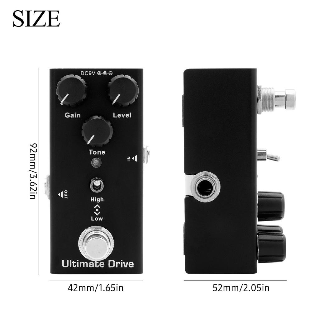 IRIN EF 10 Electric Guitar Effect Pedal Portable Guitar Effector Mini Single Electric Guitar Effect Pedal with True