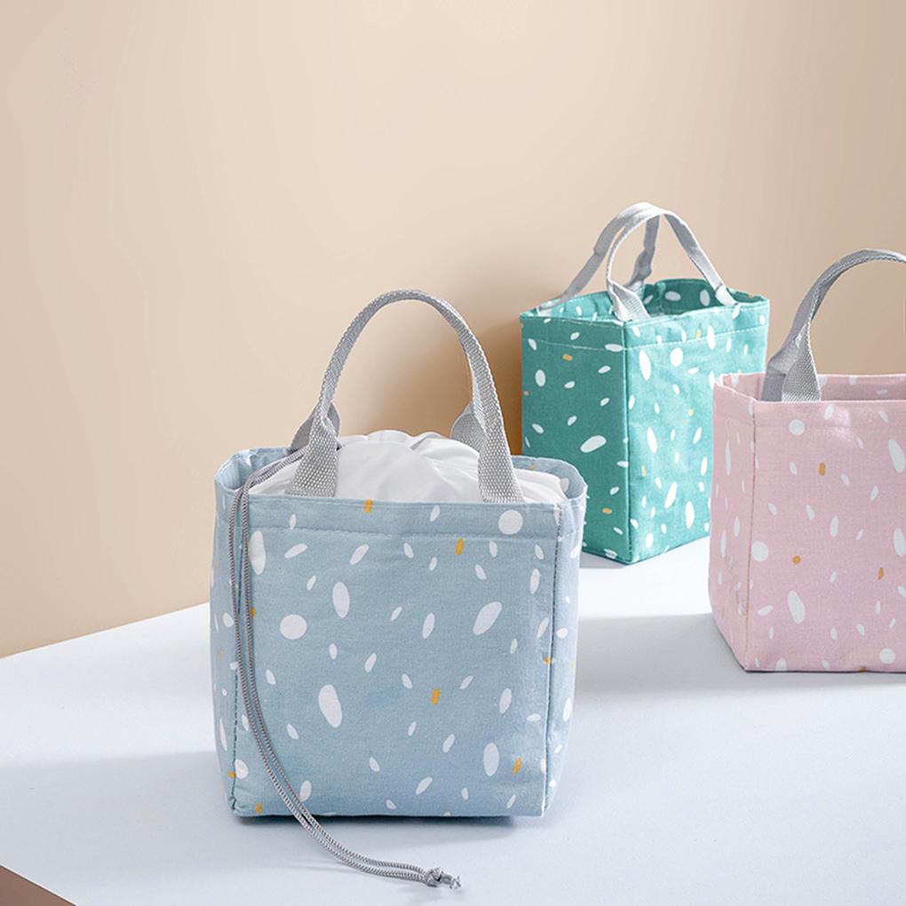 Thermal Insulated Lunch Tote Bag Portable Picnic Travel Food Fresh Storage Pouch