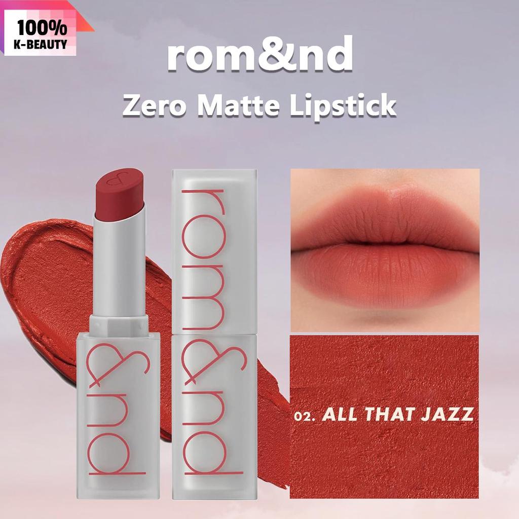 Rom&nd Romand ZERO MATTE LIPSTICK 3g/0.11oz (10 Color Options)