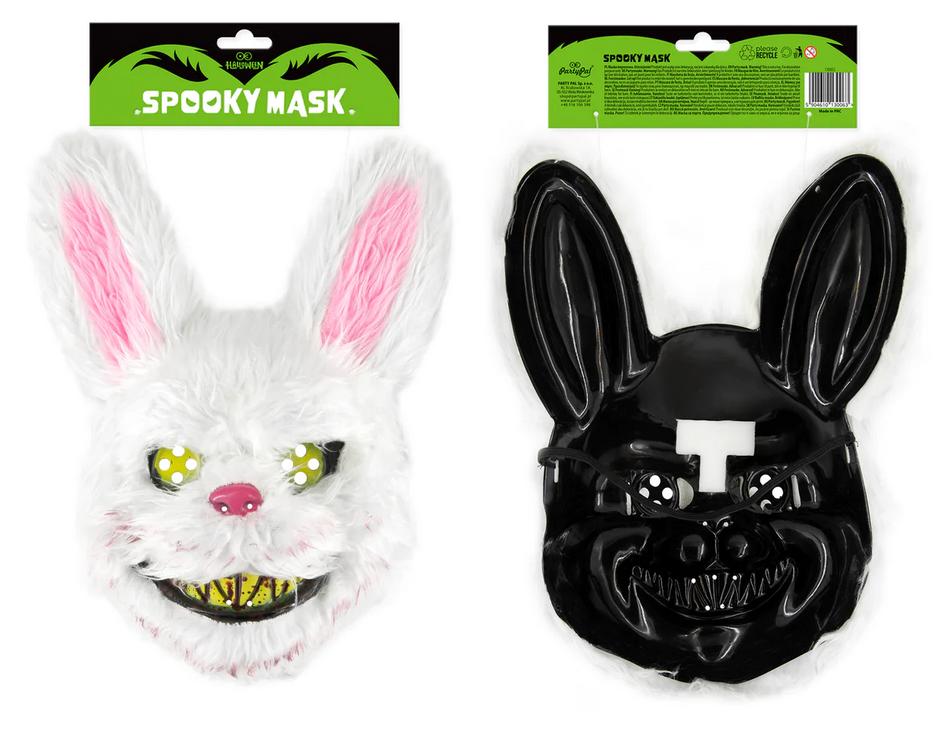Maschera Coniglio Spettrale Assassino Bianco Halloween