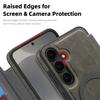 For Samsung Galaxy S24+ Magnetic Case RFID Blocking Card Holder Leather Phone Cover