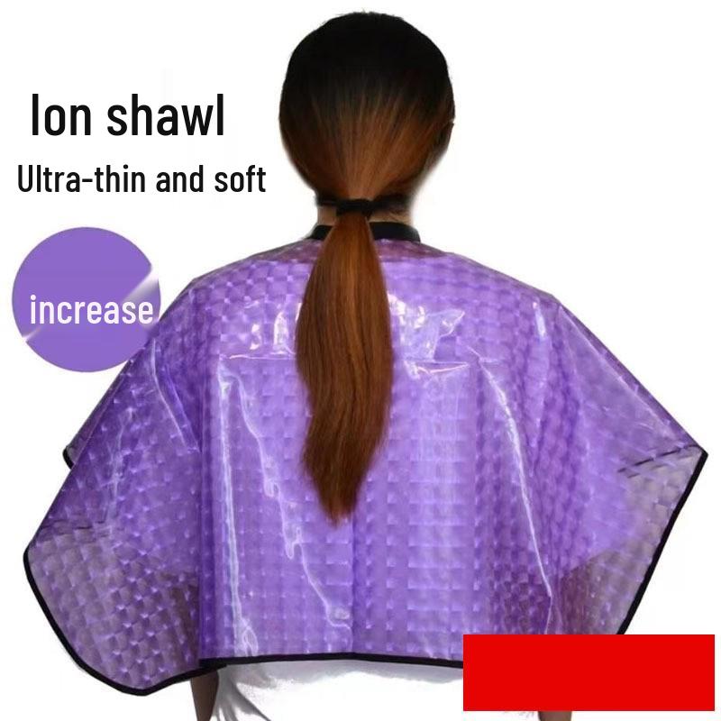 Foldable Detachable Ionic Hairdressing Cape for Dyeing and Cutting