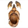 Tree Faces Unique Bird Feeders Decor Old Man Tree Hugger Garden Art Facial Features Sculpture Whimsical Tree Garden Decoration
