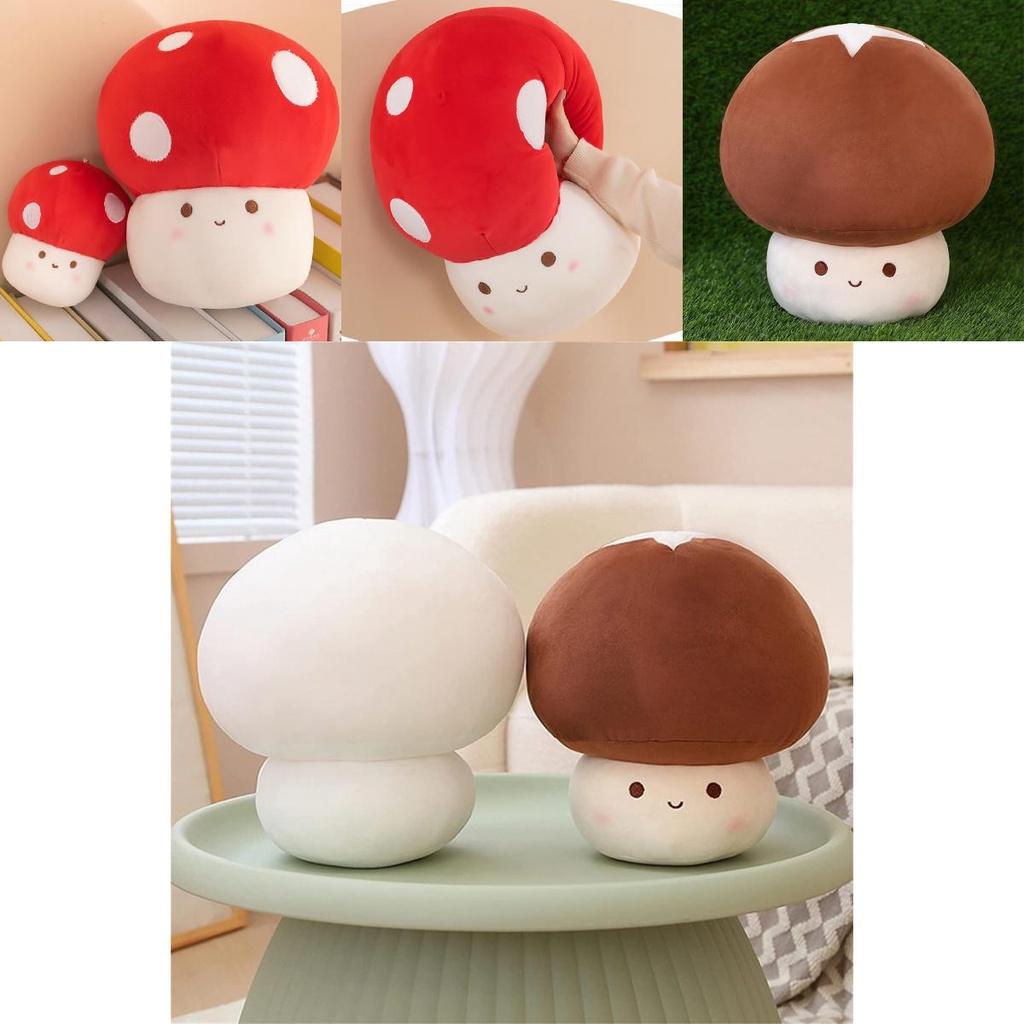 Red Umbrella Mushroom Plush Toy Soft And Cuddly!