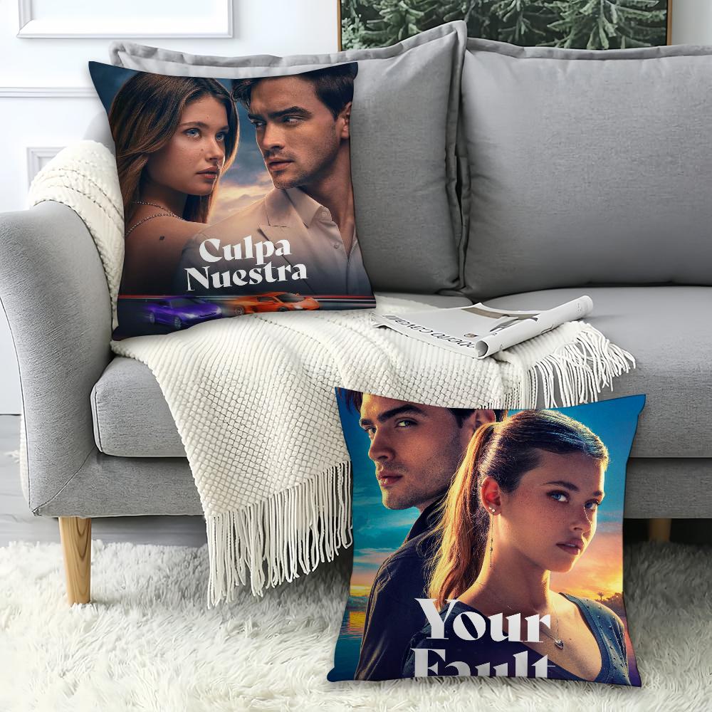 Spanish Love Tv M-My F-Fault Pillow Case Office Cushions Suitable For Sofa Car Bedroom Decorative Cushion Cover