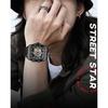 Casual Fashion Domineering Automatic Quartz Hollow Luminous Waterproof Darth Vader 1707 Men'S Watch