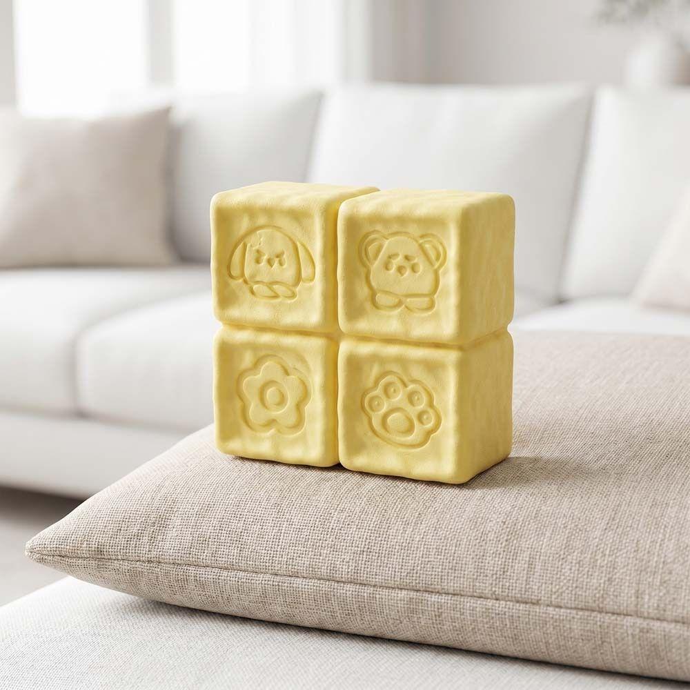 Release Hand Cube Cake Bread Squeeze Toy Sensory Stretch  Strawberry Squeezing Toy Relax Gift Elastic