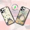 Anime T-Totoros Phone Case For iPhone 16,15,14,13,12,11,Pro,Max,Plus,Mini,SE4,E Magnetic Magsafe Wireless Charging
