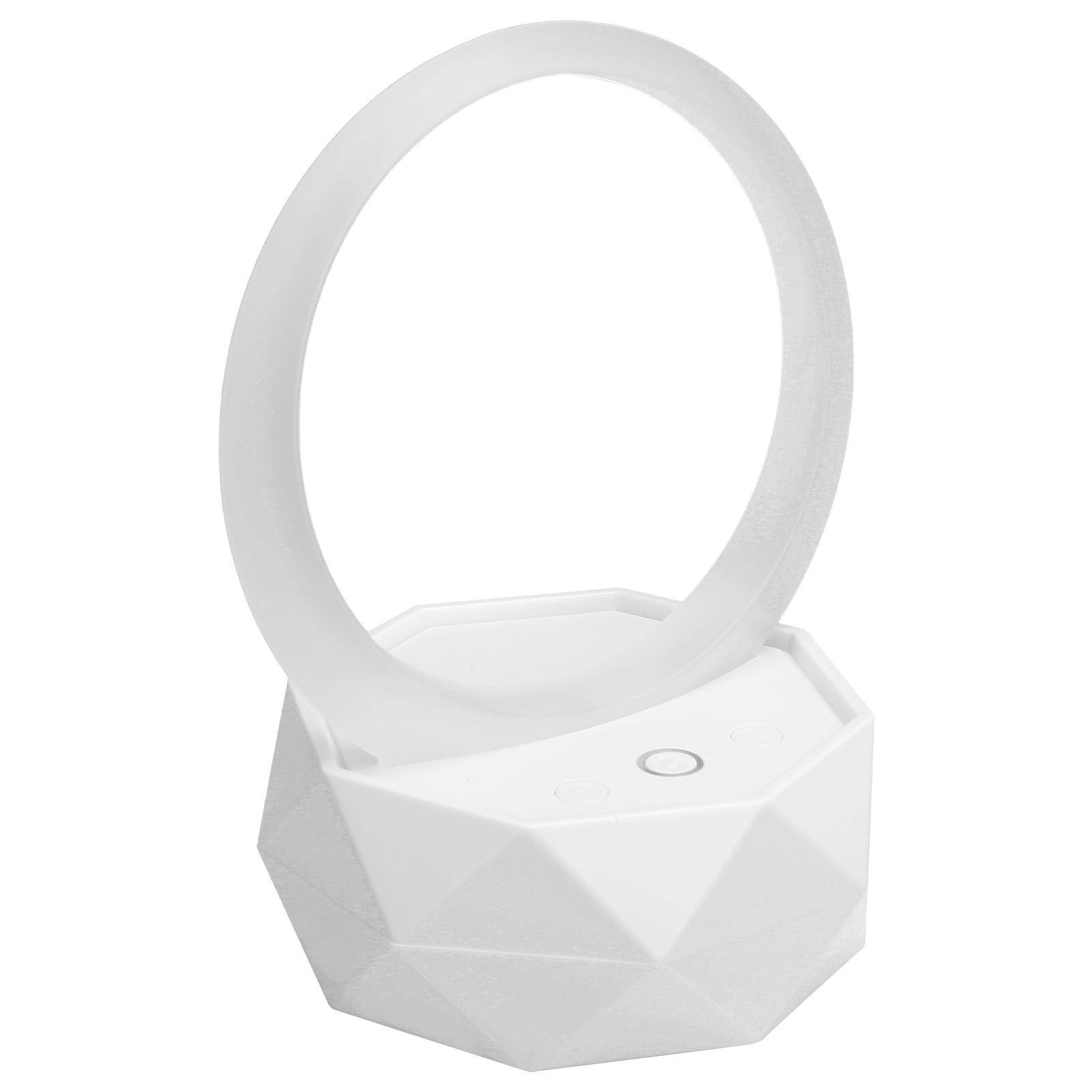 

LY Y1 Mini Bluetooth Speaker with Colorful Night Light Audio Accessory Desktop Ornament(White ) білий