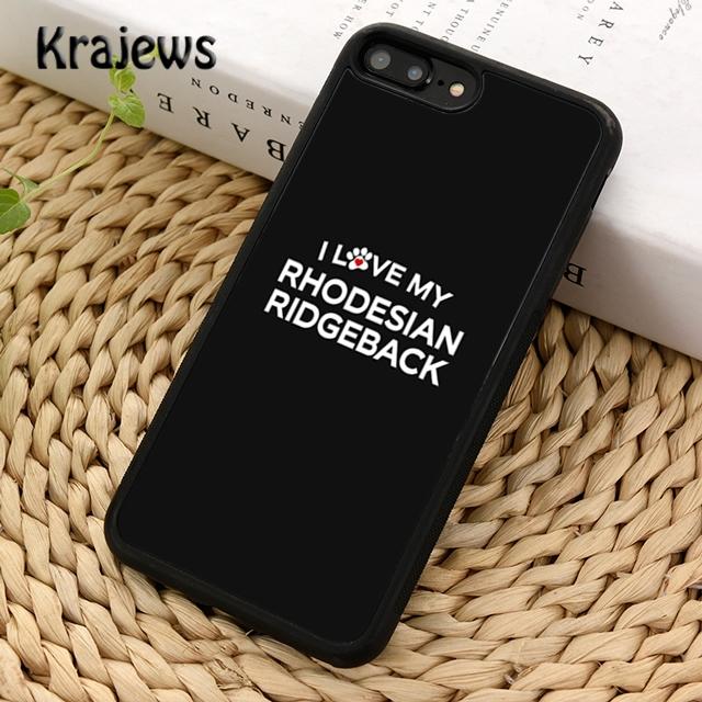

Krajews Rhodesian Ridgeback Dog Soft Phone Case Cover For iPhone 16 15 SE2020 14 6 7 8 plus 11 12 13 pro max coque Fundas iPhone 6 6s