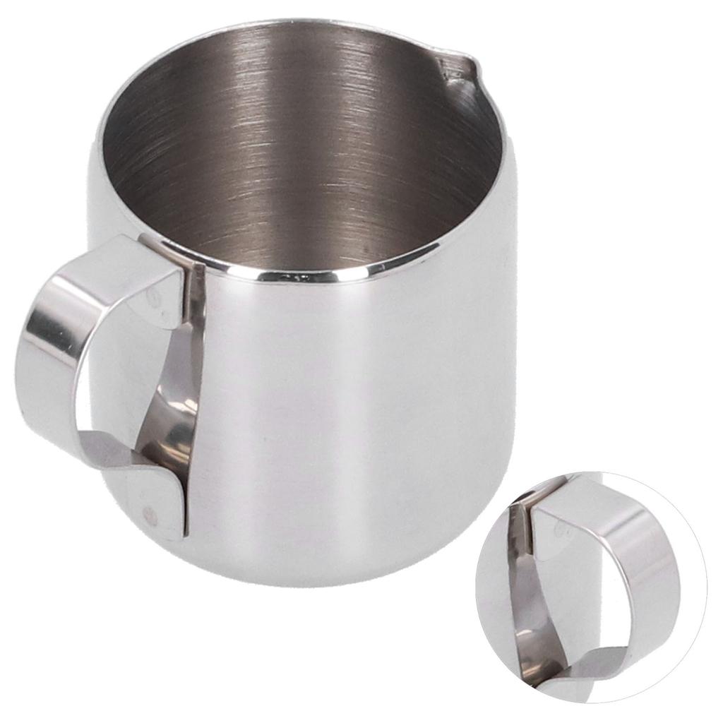 60ml Coffee Pitcher 304 Stainless Steel Milk Frothing Drinking Cup for Home Coffee Shop