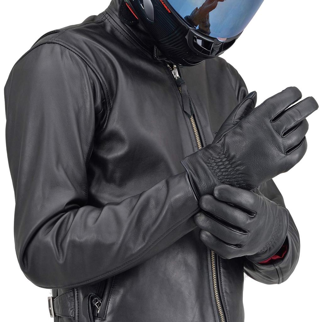 Daytona Motorcycle Winter Leather Waterproof and Made In Premium Winter Size 17578 Gloves, (Cowhide), Windproof, Japan, Inner-Stitched Gloves,