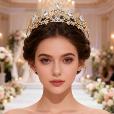 New Adult Children's Crystal Crown Headband Women Girls Headpiece Prom Hair Ornaments Wedding Party Bridal Head Jewelry Accessor