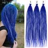 26" Synthetic Crochet Red Dreadlock Extensions100% Handmade Single Ended Dreads Reggae Style for Girls(10 Strands/PC,3PCS)
