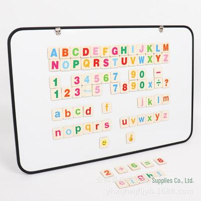 Children's Early Education Magnetic Wooden Alphabet & Number Stickers
