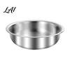 Large Capacity Dough Kneading Basin Stainless Steel Mixing Bowl Kitchen Prep Bowl for Flat Bottom Soup Pot Washing Vegetables Heavy Duty Home Multi