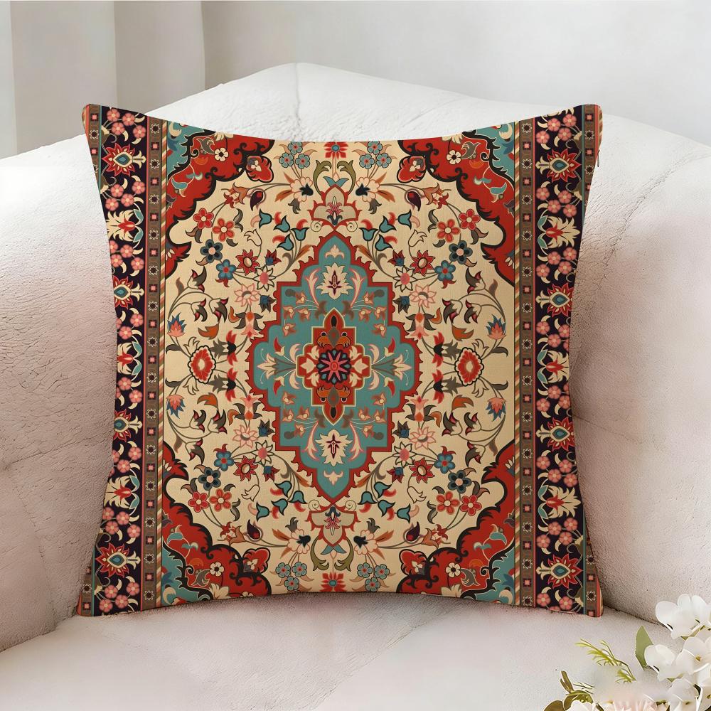 Persian Style Pillow Case Pillowcase Doublesided Printed Sofa Cushion Bedroom Headboard Pillow