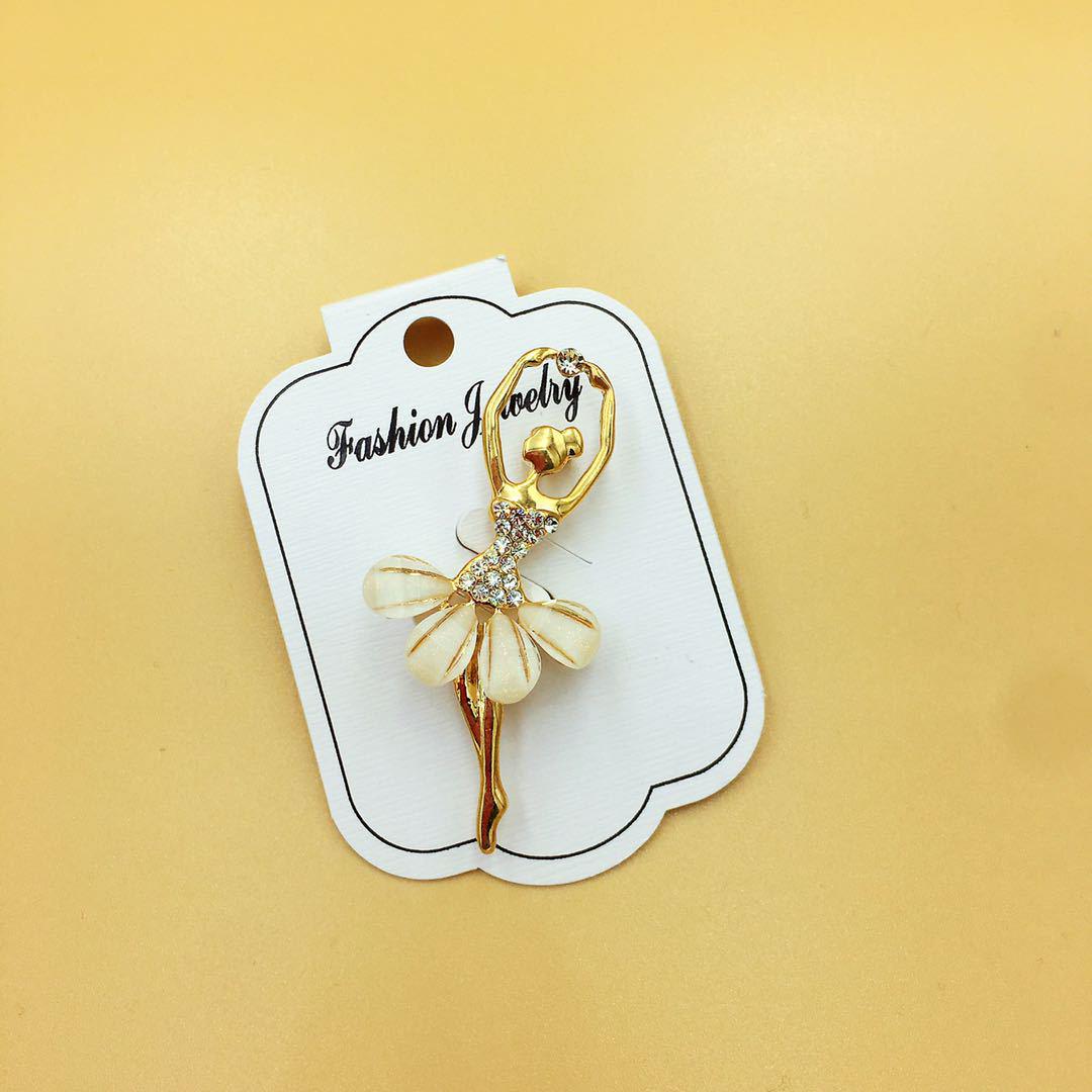 

Брошь с изображением балерины - Милая булавка для сумок и шарфов