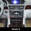 Car Center Console CD Panel Multimedia Buttons Cover Stickers For Mercedes Benz E Class W212 2010-13 Interior Accessories Decals