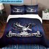 3pcs Crystal Fc Crest Printed Bedding Set Duvet Cover Closure Includes 1 Duvet Cover & 2 Pillowcases Bedding Sets Home Decor Gifts
