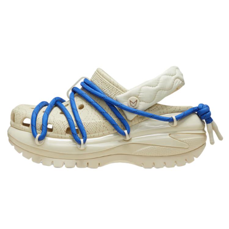 Rauw Alejandro x Crocs Mega Crush Clog Костяной Унисекс Кроксы Крем 210486-2Y2 37-38