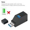 Portable USB Adapter Extender 1 To 3 Ports USB3.0 Splitter Connect Multiple Devices To PC or Laptop Phone