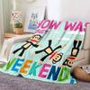 P-Paul Frank Flanell Wohnzimmer, Schlafzimmer, Schlafsofa, Picknick für Kinder, Wärme, Komfort, tragbare Decke, Geburtstagsgeschenk r2