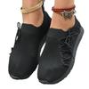 Yellow Women Casual Shoes Breathable Knitted Women Sneakers Soft Sole Woman Flat Shoes Outdoor Spring Summer Mesh Female Shoes
