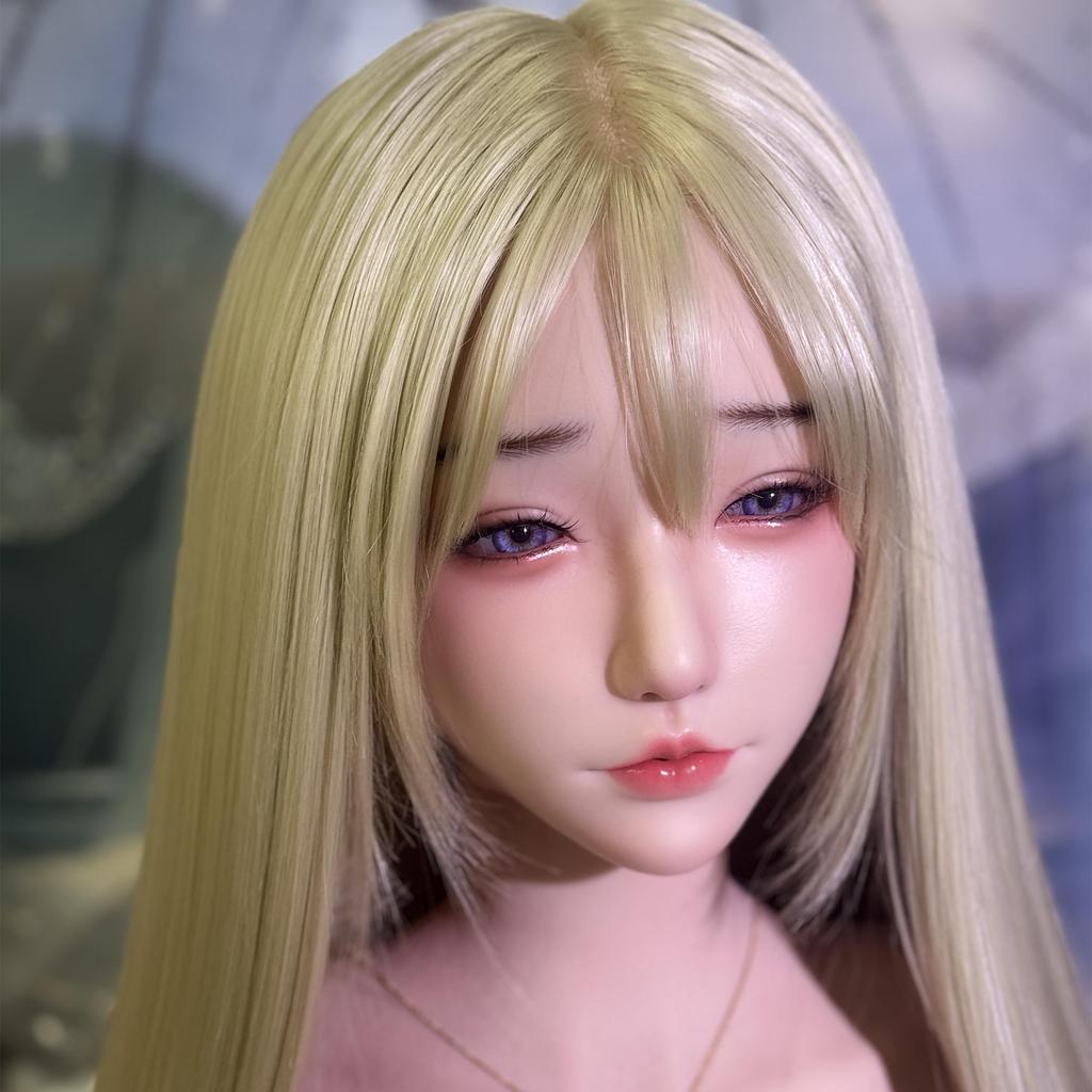 Men's Sex Doll Head Silicone With Tongue Soft Skin Feel Oral Sex With Mouth Teeth Masturbation Cup Erotic Adult Sex Toy