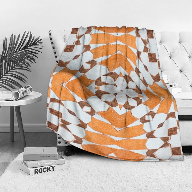 Patchwork Quilted Blankets Soft Warm Flannel Scottish Terrier Pet Throw Blanket for Bed Sofa Couch Bedspreads Quilt Blankets 75X95CM