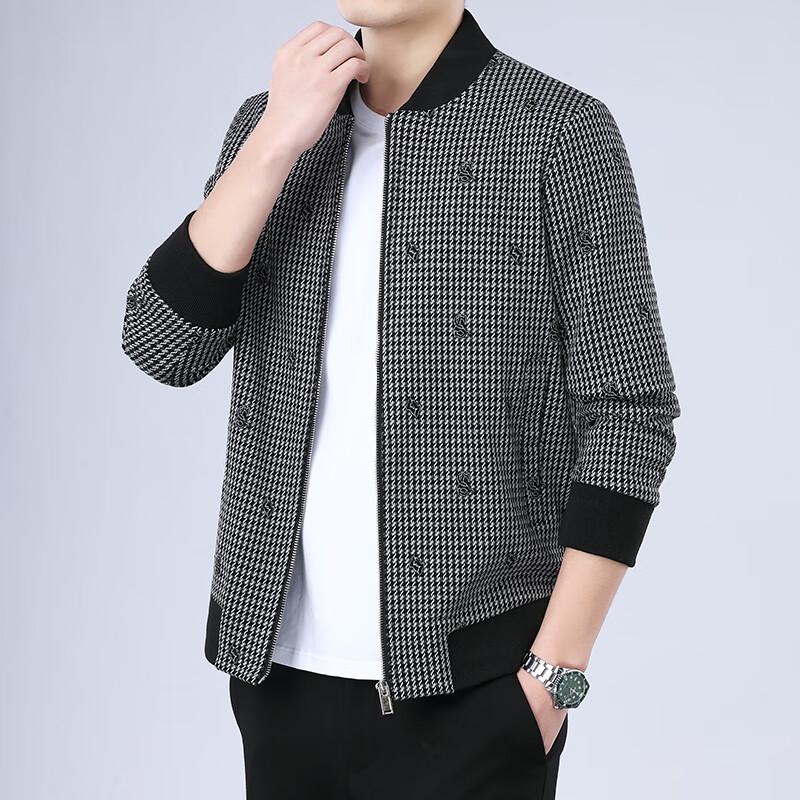 

Firstview Men s Urban Casual Plaid Long-Sleeve Jacket FV24D1295 3XL
