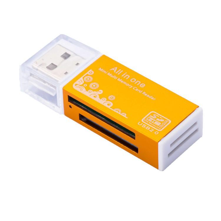 Shiyou SY-638 High-Speed USB 2.0 All-in-One Card Reader: Supports TF, M2, MS, SD Cards