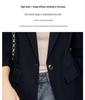 Damen Petit Khaki Slim Fit Blazer - 2025 Frühling/Herbst Beliebter Street Style