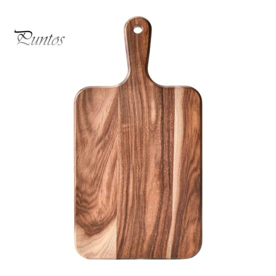 

Разделочная доска из дерева с ручкой, прочная деревянная разделочная доска для мяса, сыра, овощей, хлеба, универсальная кухонная сервировочная доска M