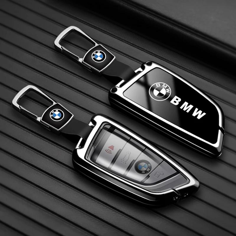 Heiß 2025 Für BMW X1 X3 X5 X6 X7 1 3 5 6 7 Serie G20 G30 G11 F15 F16 G01 G02 F48 Auto Schlüsselanhänger Legierung Auto Fernbedienung Schlüsselhülle Abdeckung S