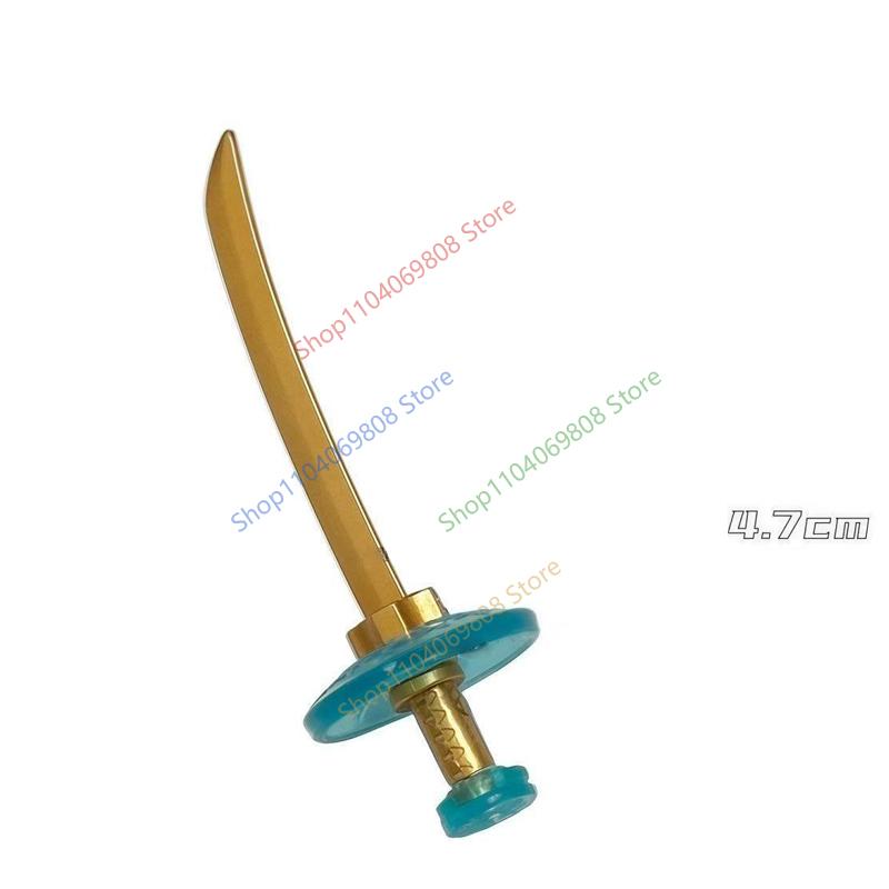 MOC Figurine Accessoires Briques de Construction Épée Fléchette Serpent Doré Bâton Armure Cape Cheveux Films Poupées Briques Compatibles Jouets N12