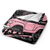 Monster Trucks Having Fun Warm Blanket  Kids Plush Bedding Throws Funny Living Room Flannel Bedspread Sofa Bed Cover