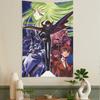 Code GGeass ZZero Wall TapestriesCute Anime Poster Tapestry Wall Art Tapestries Home Decor Great Gifts For Party Decor