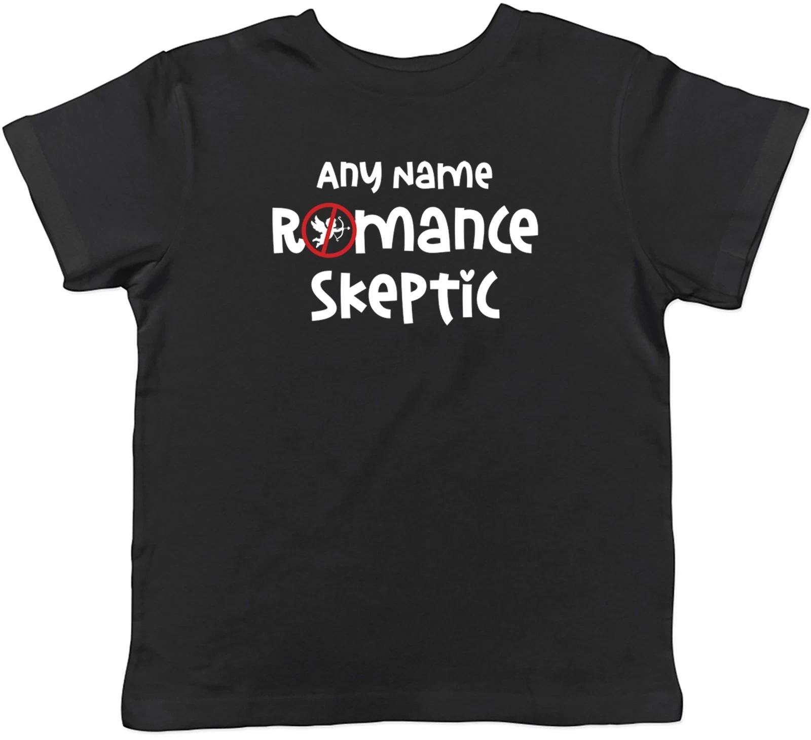 

Personalised Anti Valentine s Romance Skeptic Kids T-Shirt Boys Girls Gift 100