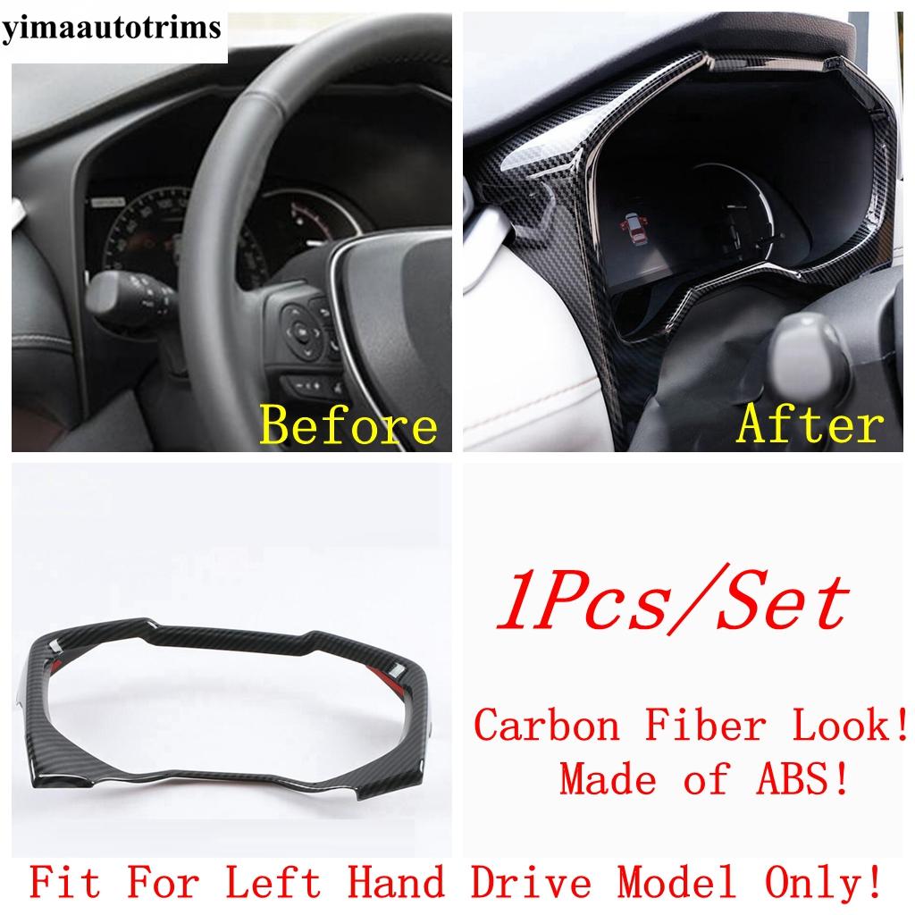 Moldura de Marco de Salpicadero / Cubierta de Faro / Soporte de Vaso de Agua / Elevalunas Para TOYOTA RAV4 RAV 4 XA50 - 2024 Accesorios de Fibra de Carbono