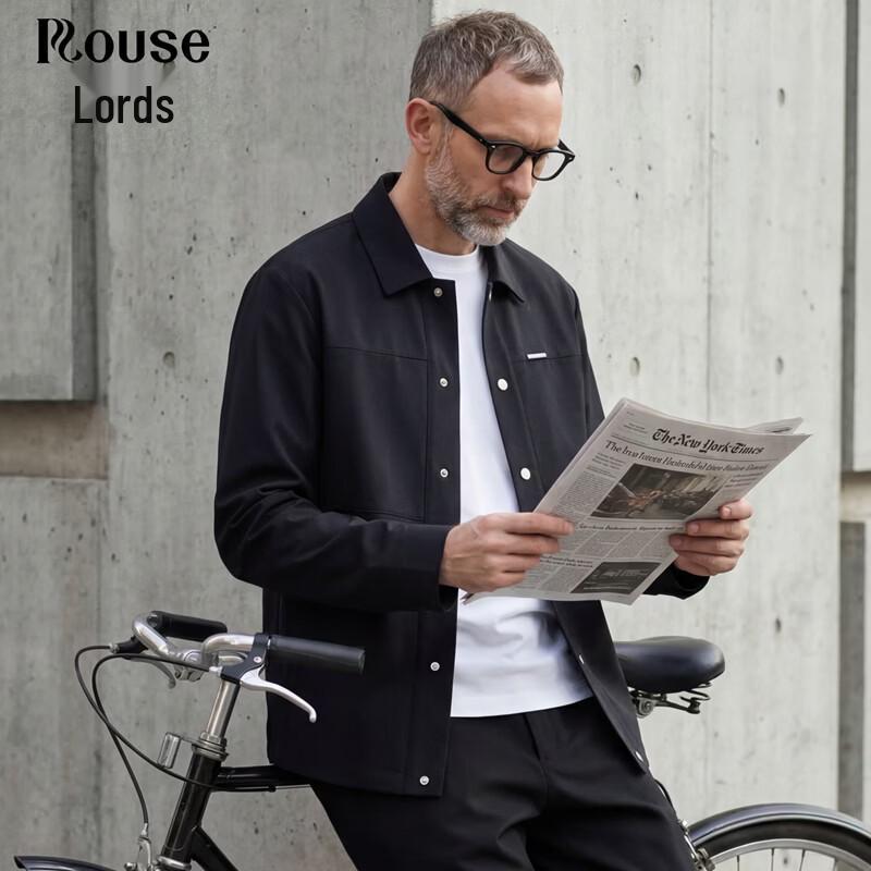 

Мужская повседневная куртка Luozi с лацканами и эластичными вставками 175