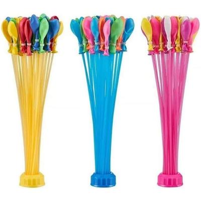 Set of 111 Water Balloons with Tap Adapter Quick Fill Self-Sealing for Children