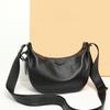 Genuine Leather Crossbody Bag Fashionable and Simple Dumpling Bag High-end Women's Bag