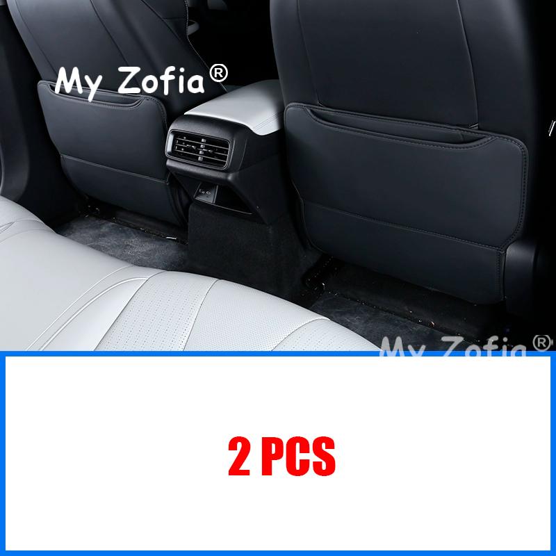 For BYD SEAL 5 DM-i 2025 2026 Car PU Leather Anti Kick Mat Pad Car Anti-kick Protector Mats Seat Back Protector Accessories